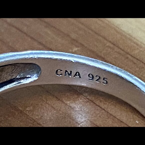 Vintage Sterling Silver Cushion Cut Smoky Quartz Ring 8 - Picture 2 of 8